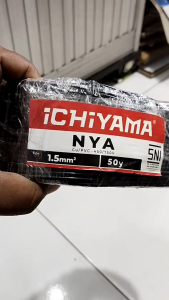 Kabel Listrik/Kabel Tembaga Murni Nya Ichiyama 15mm 50 Yard 50Meter ASLI Tembaga Murni Udah Ber SNI