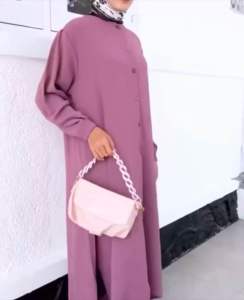 (LONG JUMBO) DIVYA SET LONG TUNIK CRINKLE AIRFLOW LD 120 // ONE SET DIVYA // SETCEL DIVYA // SET DIVYA // SETELAN KDB // ONE SET KDB // SETCEL KDB // SET TERBARU POLOS KANCING DEPAN BELAKANG // SET KDB // COD // BA-NIEKSTORE