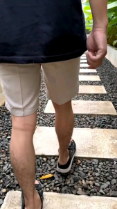 Celana Chinos Pria Pendek Catton Stretch Slimfit