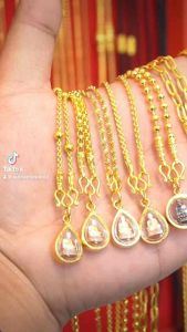 สร้อยคอแถมจี้พระเล็ก