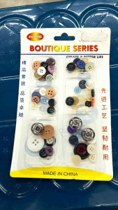 Campuran Warna Dan Saiz Butang Baju/ Butang Baju Kemeja/ Mix Size and Colour Button Clothing