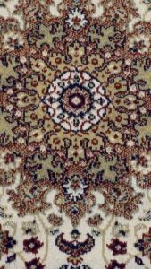 Elegant Turkish Cotton-Silk Persian Carpet – Intricate Floral Design | 80x125 cm