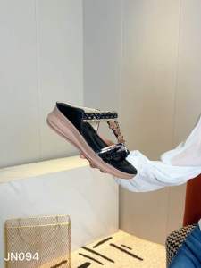 JOANNE Wedges Sandals Shoes Sepatu Wanita #JN094