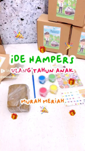[Ready] Hampers DIY Kit Tanah Liat Prakarya - Souvernir Kado Hadiah Ulang Tahun Anak Unik - Ultah Wedding Pernikahan Acara Sekolah