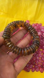 Amber-035 สร้อยข้อมู่อำพันทรงลูกคิด (Myanmar Amber) ขนาด 18 เช่น เซนเส้นผ่าศูนย์กลาง