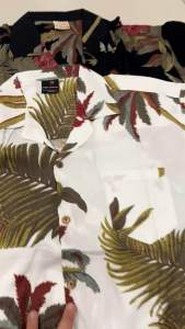 เสื้อฮาวายลายมะพร้าว 💥 2 สี ลายสุดฮิต M-4XL ไม่ร้อน ใส่สบาย