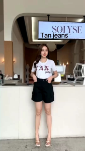 กางเกงยีนส ขาสั้นทรงสคารโก้ S -XXLมี3สีคร้าพร้อมส่ง