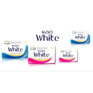 Kao White Soap 85g / 85g x3s/ 130g/ 130gx3’s (Elegant Floral / Fresh Floral)