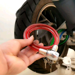 GEMBOK/KUNCI RANTAI BESI PANJANG 60CM UNIVERSAL MOTOR/SEPEDA MOTOR RODA 2/KUNCI TALI BESI SERBA GUNA