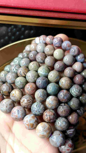Natural Alashan Agate Bracelet Beads/Crack Alashan Agate