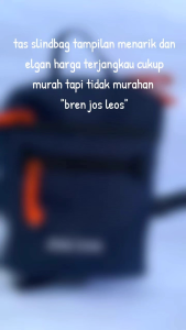 tas selempang Sling Bag jos leos free stiker