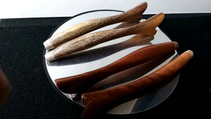 Pahul/gagang kayu untuk joran pendek model sepatu harga satuan