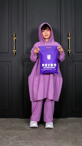 Jas Hujan anak umur 6-14 tahun kualitas premium kuat elastis nyaman di pakai bahan pvc by NEIRO