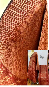 KAIN SONGKET TUMTUMAN B100 CANTIK MURAH 15B100 CANTIK DAN BAGUS