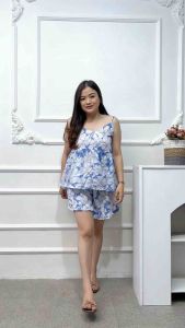 Setelan Pendek Tanktop Rayon