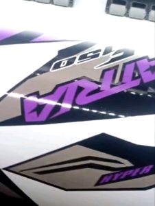 Tem rời Satria Fi 150cc - Mẫu F150. Chất liệu PPF Cao Cấp : 3 Lớp Chống Nước Chống Phai Màu. Nhãn Dán Decal