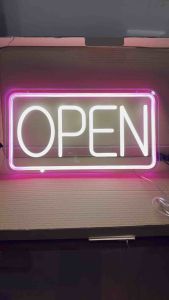 ป้ายไฟ ป้ายไฟร้าน ป้ายไฟวิ่ง ป้ายไฟตัวอักษร ป้ายไฟled ป้ายไฟopen ขนาด42x23cm750บาท