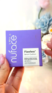 Nuface Flawless+ Serum Cushion dengan SPF 30PA+++ (Cakupan Sedang hingga Tinggi)
