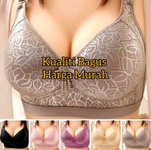 New Plus Size Women Bra Push up Thin Breathable Comfortable Wireless Non-Magnetic