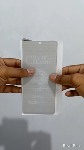 Paket 3in1Tempered Glass Ceramic Matte Anti Spy REALME C67 4G Anti Gores Pelindung Layar Ceramic Matte Anti Spy + Skin Camera Lens + Garskin Carbon 3D