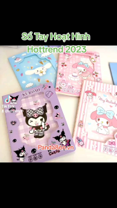 1 Cuốn Sổ Tay Khổ A6 Hoạ Tiết Korumi - My Melody - Cinnamaroll - Pochacco Dễ Thương