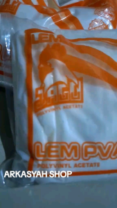 LEM PUTIH 9 PCS PEREKAT TAHAN AIR JAGO PVAC 700GRAM SUPER KWALITAS LEM KERTAS LEM SERBAGUNA LEM KAYU LEM DEMPUL LEM PLAMIR