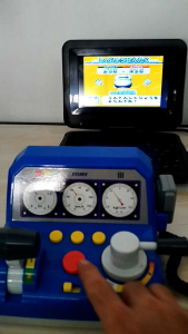Bộ điều khiển trò chơi game Tàu hỏa điện tử TOMY hàng si Nhật