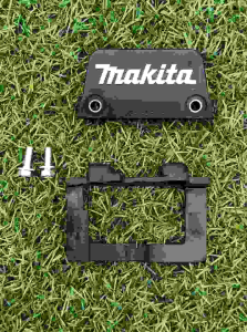 BGXอะไหล่แผ่นยึดถังน้ำมัน+พร้อมยางรองถังน้ำมัน+น็อต2 ตัว เครื่องตัดหญ้า makita rbc411u ของแท้ 100%