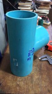 ข้อต่อพีวีซี ข้อต่อท่อประปา สามทาง 3 นิ้ว หนา 6 มิล