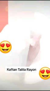 Baju Kaftan Wanita Muslim Kaftan Talita Rayon Premium Busui