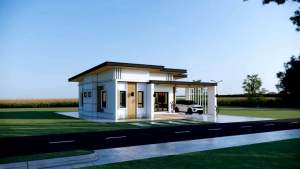 แบบบ้านโมเดิร์น 1 ชั้น