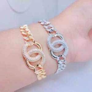Gelang Tangan Rantai Prhiasan Aksesoris Lapis Emas Prhiasan Bracelet