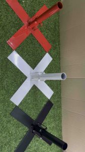 ขาตั้งร่มแม่ค้า ตลาดนัด 4 แฉก ** รุ่นใหญ่พิเศษแข็งแรงกว่า**  รองรับร่มสนาม / ร่มขายของ ( 3 สี ขาว/ดำ/แดง )