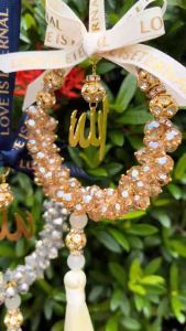 Perhiasan gantung kereta cermin 2025 moden material kristal warna biru hadiah freegift stok sedia ada cermin kereta