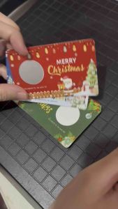 Christmas Pamasko Scratch Card for Christmas