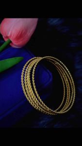 Zihang Jewelry: 24K Gold Plated & White Gold Plated Bangles for Women