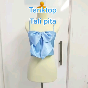 Tanktop Tali Pita Satin / Tanktop Korea Style 892