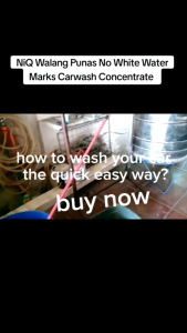 NiQ wala ng punas Carwash Concentrate 1 litro
