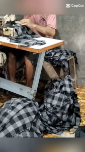 Hem Anak Usia 6-13 Tahun Kemeja Flanel Import Motif Kotak Abu Best