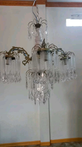 Lampu Hias Cabang Bening 5 Bohlam/Lampu kristal/Lampu Dekorasi
