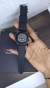 Promo Jam Tangan Pria VIKEC 1752 Tali Rubber Water Resist Tahan Air FreeBox Dan Batre cadangan MALOJI WATCH