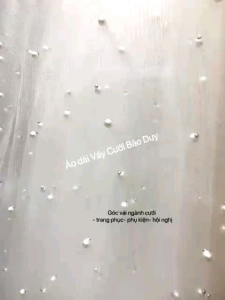 Voan lưới đóng hạt sẵn nhiều màu