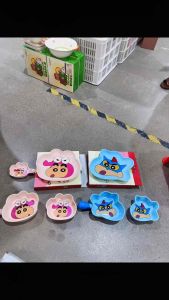 Dĩa Ly Chén Muỗng Sứ Cao Cấp In Hình Cậu Bé Bút Chì Shin dễ thương - Chén Ly Dĩa Muỗng Hình Shin Chan[Chính Hãng Disney]