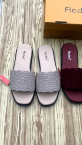 SANDAL SLOP WANITA RAJUT TERBARU/SANDAL RAJUT KEKINIAN/SLOP WANITA PREMIUM