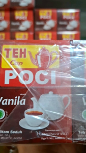 Teh Bubuk Vanila Cap Poci 40gr (10 pack)