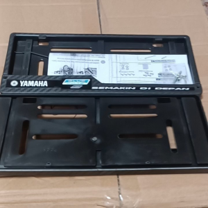Cover Dudukan Tatakan Plat Nomor Motor Yamaha Blue Core Original Nmax Xmax Aerox Mio Lexi