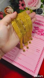 ECLATIA!! Gelang tikar wanita emas muda kadar 35% aksesoris gelang tangan wanita