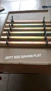 JEPIT SARINGAN N50 BAHAN BESI PLAT 1SET 6PC