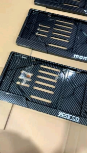 Cover Tempat Dudukan Plat Nomor Carbon Mobil Universal .