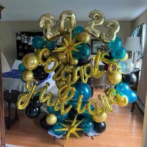 18inch Small Alphabet Foil Balloon Huruf Belon a-z birthday party cursive writing
